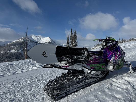 Powtech Flip Kit – Quick-Release Ski Rack for Ski-Doo LinQ (2026 Short Tunnel Compatible)