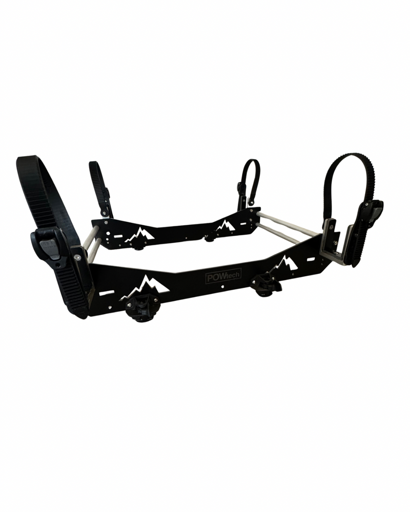 Powtech Flip Kit — Quick-Release Ski Rack for Ski-Doo LinQ