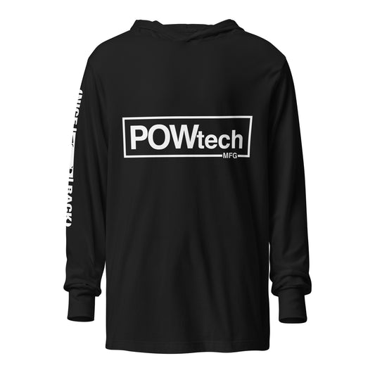 Hooded long-sleeve tee